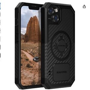 Rokform  iPhone 13 Pro Case Rugged Series Dual Magnet Plus MagSafe Compatible